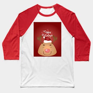 Reindeer2 Baseball T-Shirt